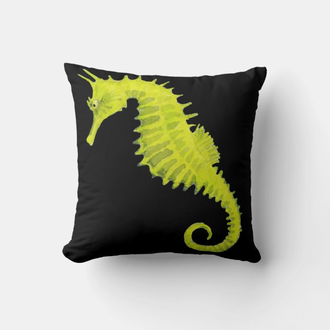 Cojín Decorativo Caballo de mar (Anverso)