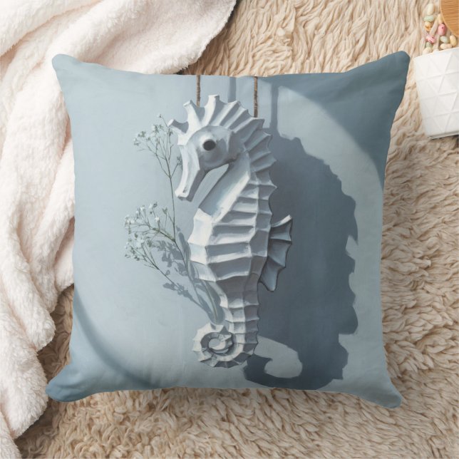 Cojín Decorativo Caballo de mar (Manta)