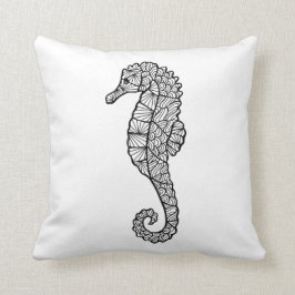 Cojín Decorativo Caballo de mar inspirado