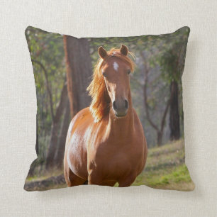 Cojín Decorativo Caballo en las maderas