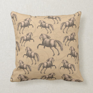 Cojín Decorativo Caballo español galopante elegante