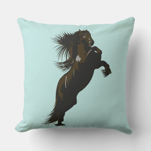 Cojín Decorativo Caballo Friesiano - Pillow (Anverso)