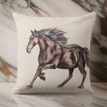 Caballo Místico Acuarela Moderno