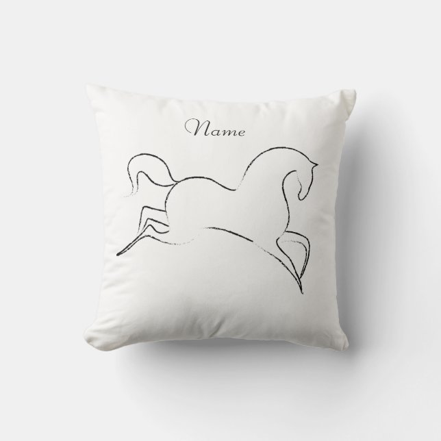 Cojín Decorativo Caballo salvaje Thunder_Cove (Anverso)