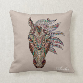 Cojín Decorativo Caballo tribal