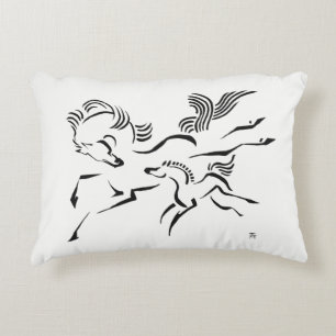Cojín Decorativo Caballo y abatimiento