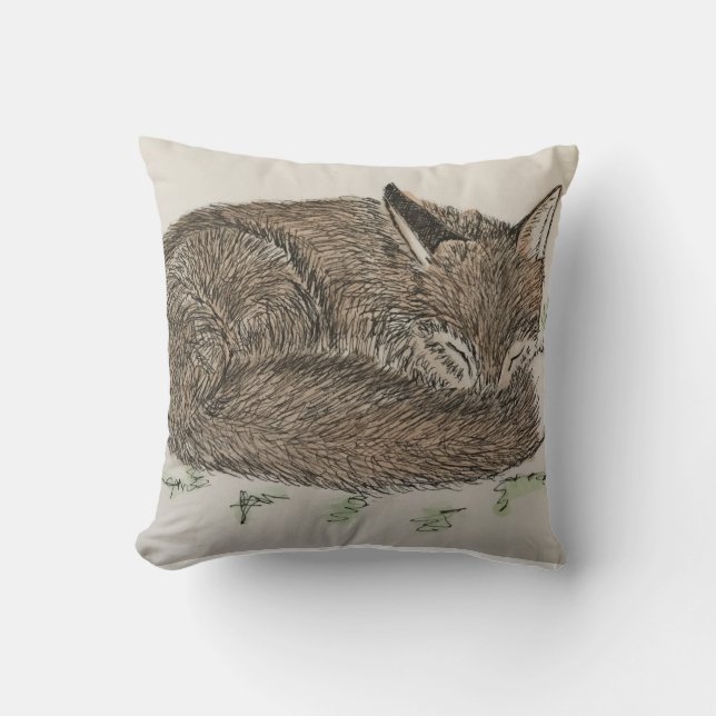 Cojín Decorativo Caballo y Fox Pillow (Anverso)