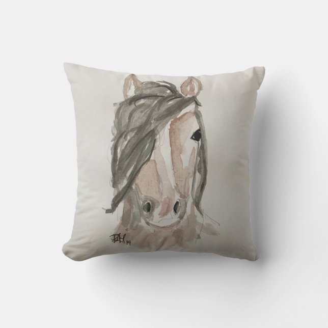 Cojín Decorativo Caballo y Fox Pillow (Anverso)