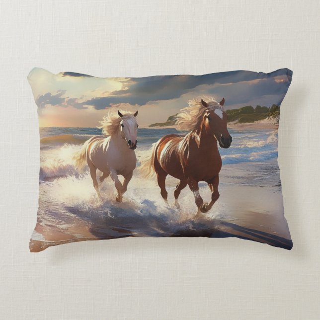 Cojín Decorativo Caballos    (Anverso)