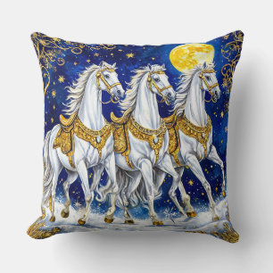 Cojín Decorativo Caballos Adorables