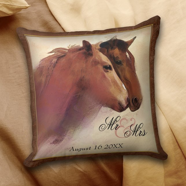 Cojín Decorativo Caballos de agua Boda Pillow (Subido por el creador)