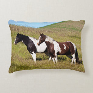 Cojín Decorativo Caballos en la ladera