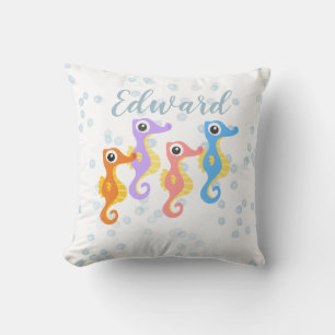 Cojín Decorativo Caballos pequeños de mar