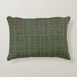 Cojín Decorativo Cabaña Tartán Verde Bosque