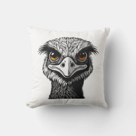 Cojín Decorativo Cabeza de ave emú