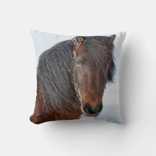 Cojín Decorativo Cabeza de caballo islandés regio