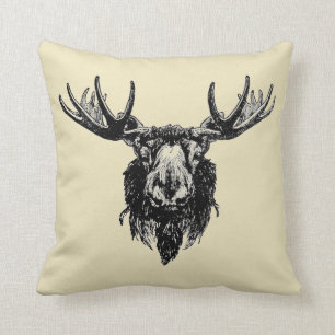 Cojín Decorativo Cabeza de los alces