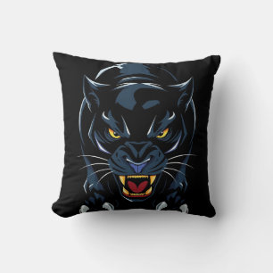 Cojín Decorativo Cabeza de pantera negra