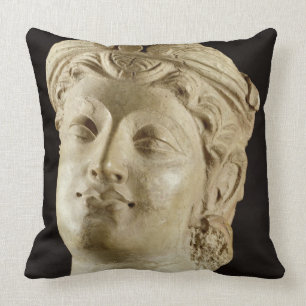 Cojín Decorativo Cabeza del estuco, Gandhara, ANUNCIO del siglo IV