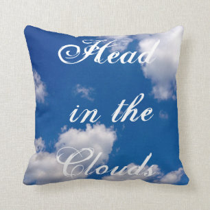 Cojín Decorativo Cabeza en las nubes