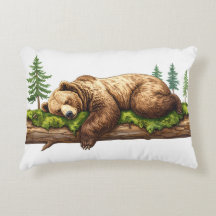 Cabina de Woodland de oso Rústico Durmiente