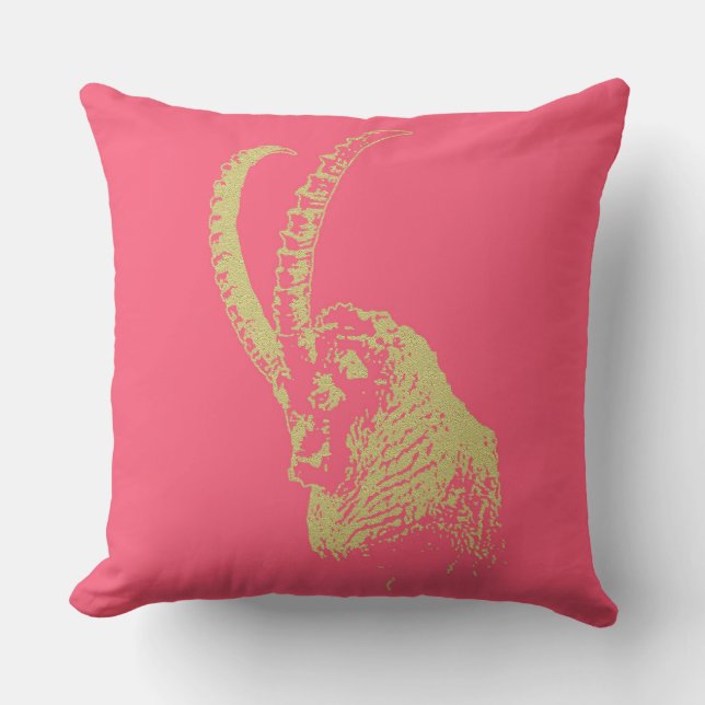 Cojín Decorativo Cabra de montaña - Pillow (Anverso)