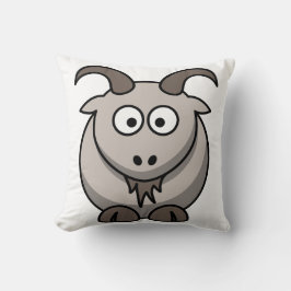 Cojín Decorativo Cabra divertida de granja adorable