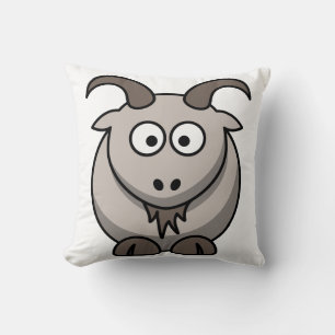 Cojín Decorativo Cabra divertida de granja adorable