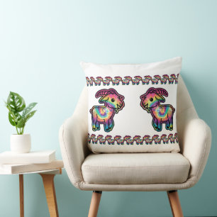 Cojín Decorativo Cabra Tie-Dye