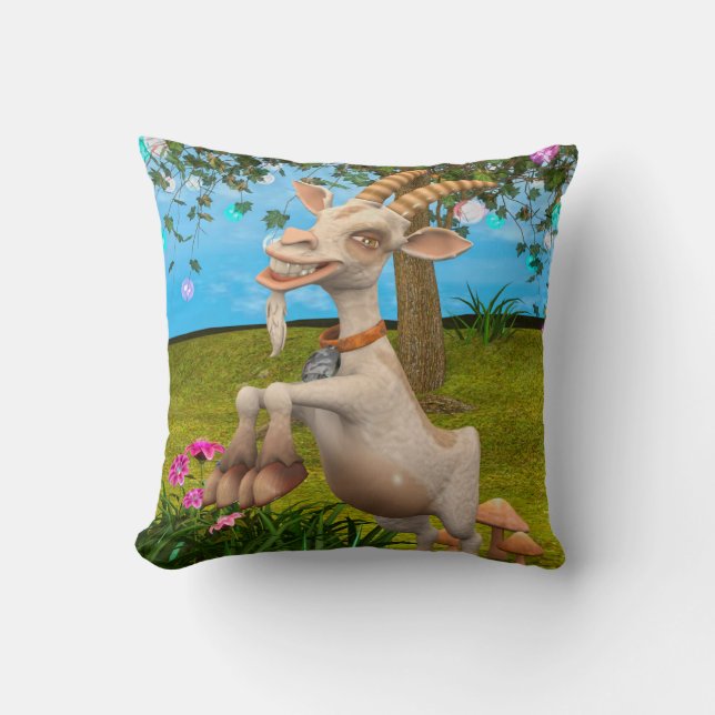 Cojín Decorativo Cabrito Feliz (Anverso)