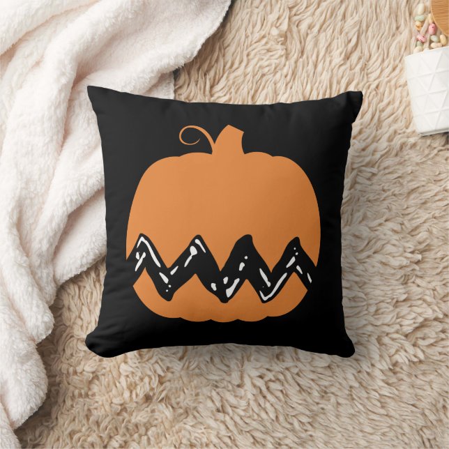 Cojín Decorativo Cacahuetes | Calabaza Naranja Charlie Brown (Manta)