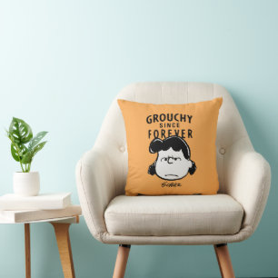 Cojín Decorativo Cacahuetes   Grouchy Since Forever Lucy