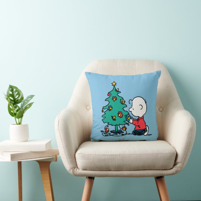 Cojín Decorativo Cacahuetes | Luces de Navidades de Charlie Brown (Silla)