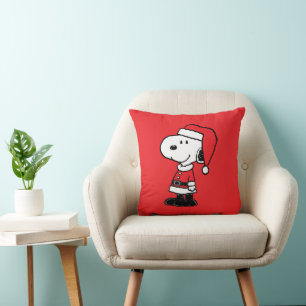 Cojín Decorativo Cacahuetes   Snoopy Santa Claus