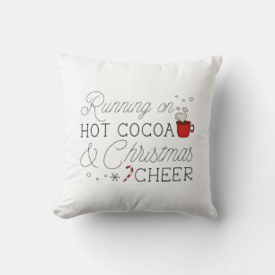 Cojín Decorativo Cacao Caliente Y Navidades Alegran