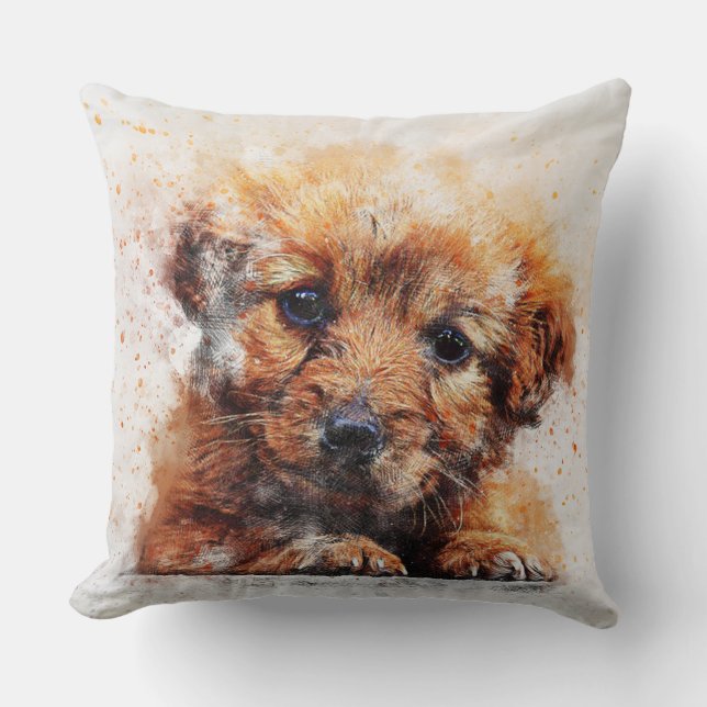 Cojín Decorativo Cachorro (Anverso)