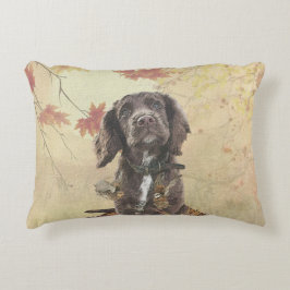 Cojín Decorativo Cachorro de coco de chocolate