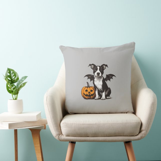 Cojín Decorativo Cachorro de Halloween (Silla)