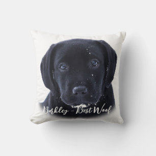 Cojín Decorativo Cachorro de nieve - Labrador Cachorro - Labrador N