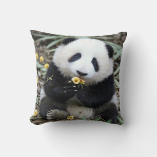 Cojín Decorativo Cachorro de Panda Adorable