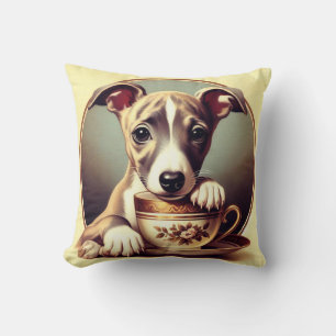 Cojín Decorativo Cachorro de Whippet