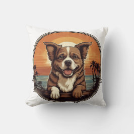 Cojín Decorativo Cachorro retro