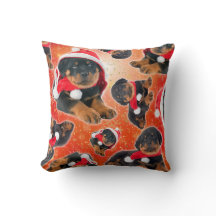 Cachorro Rottweiler Divertida Navidad