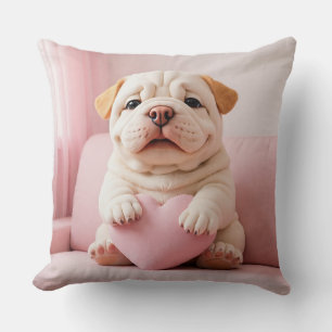 Cojín Decorativo Cachorro Shar Pei – Abrazo Dulce de WangWang