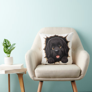 Cojín Decorativo Cachorro Terranova Peek A Boo
