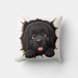 Cojín Decorativo Cachorro Terranova Peek A Boo