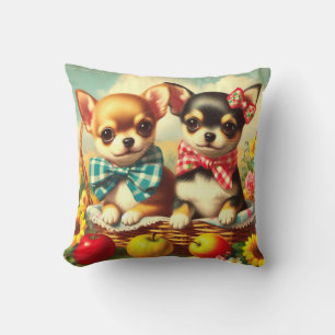 Cojín Decorativo Cachorros de Chihuahua