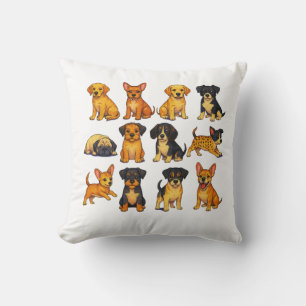 Cojín Decorativo Cachorros en diferentes posturas