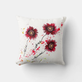 Cojín Decorativo Cachorros rojos salvajes sin espíritu y salpicadur