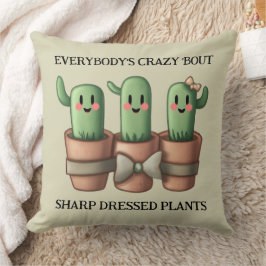 Cojín Decorativo Cacti divertido Todos están locos 'Bout Sharp...